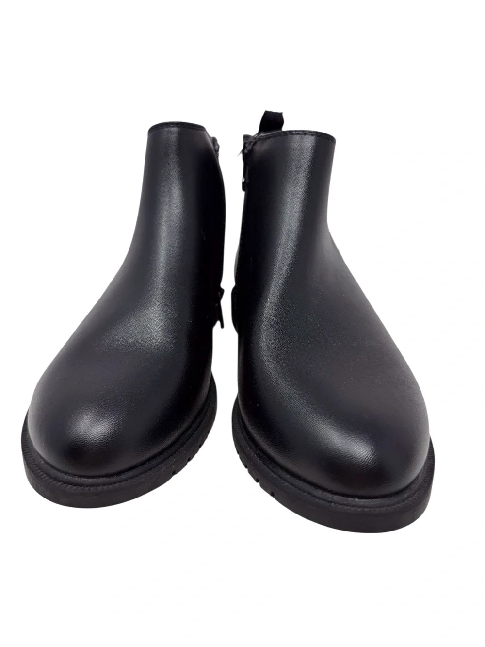 Cat & Jack Black/Brandy Zip Close Ankle Boot Girls Size 3 New With Tag